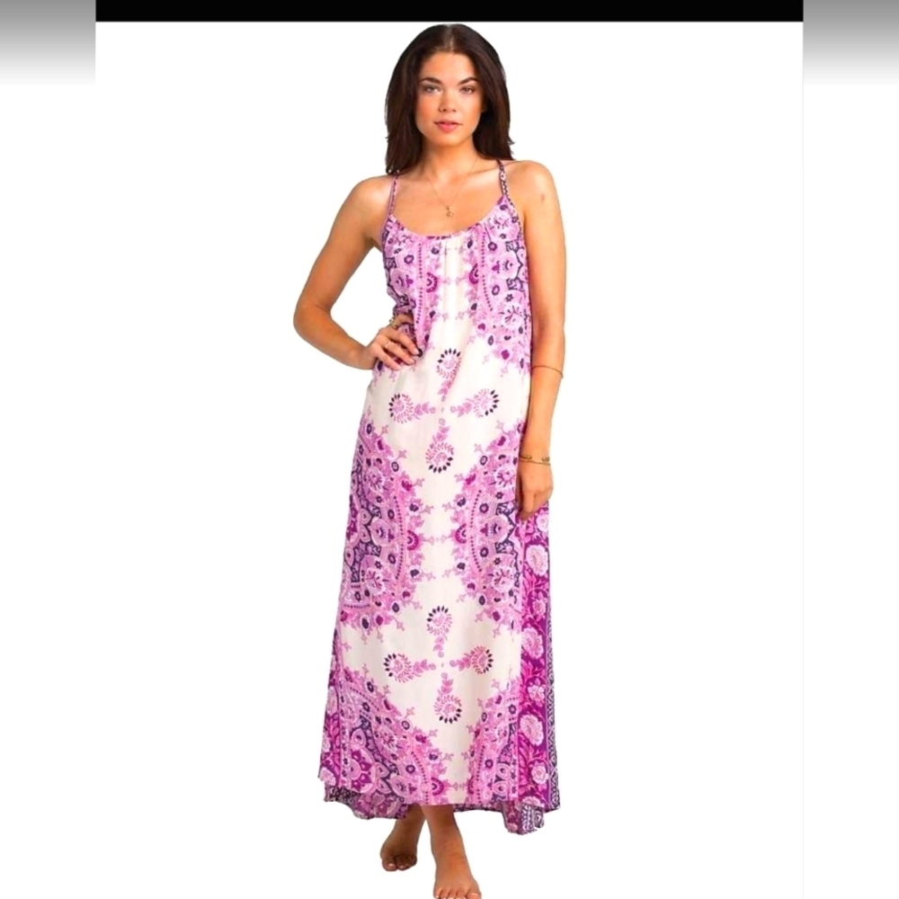 Billabong maxi dress size large